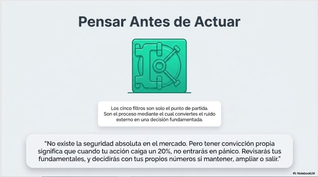 Filtros para analizar una acción