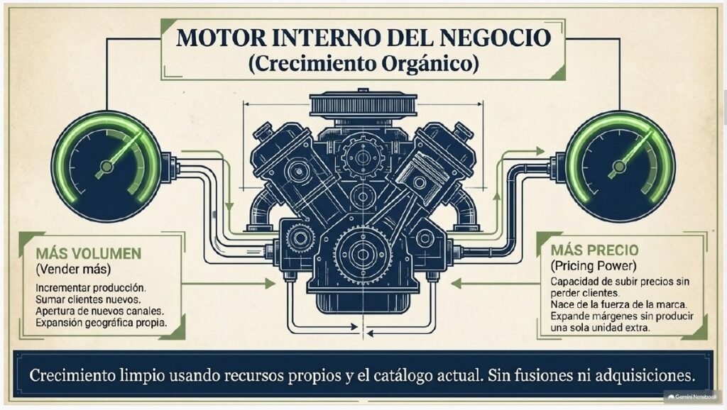 crecimiento orgánico vs inorgánico